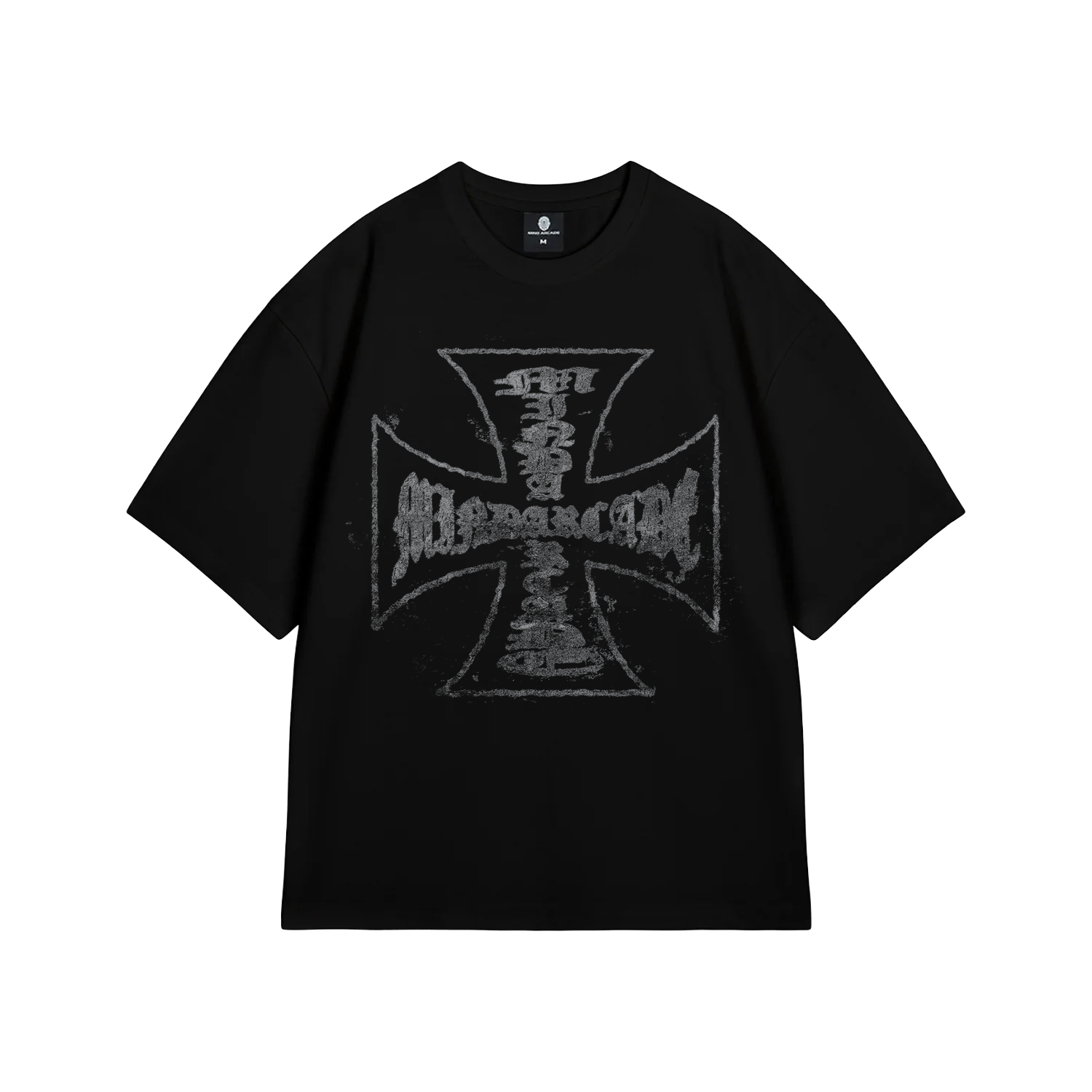 Black Gothic Cross T-shirt – Mind Arcade
