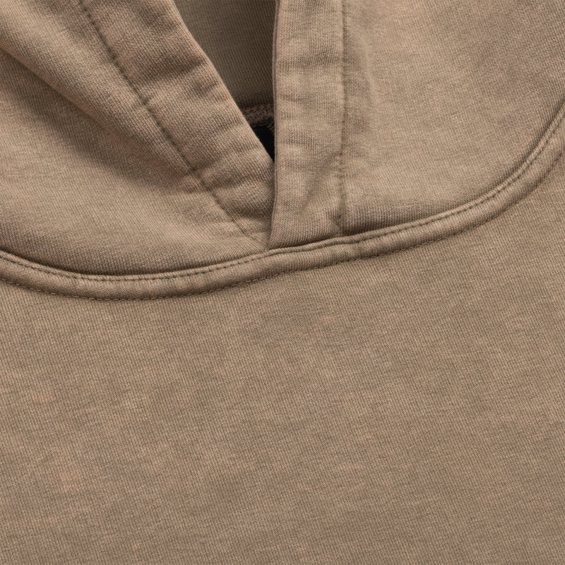 Washed Series Brown Hoodie