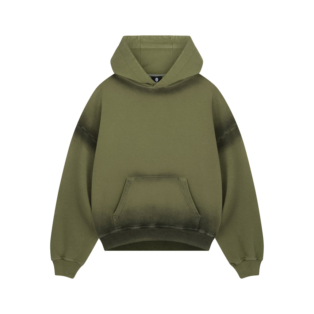 Washed Series Olive Green Hoodie