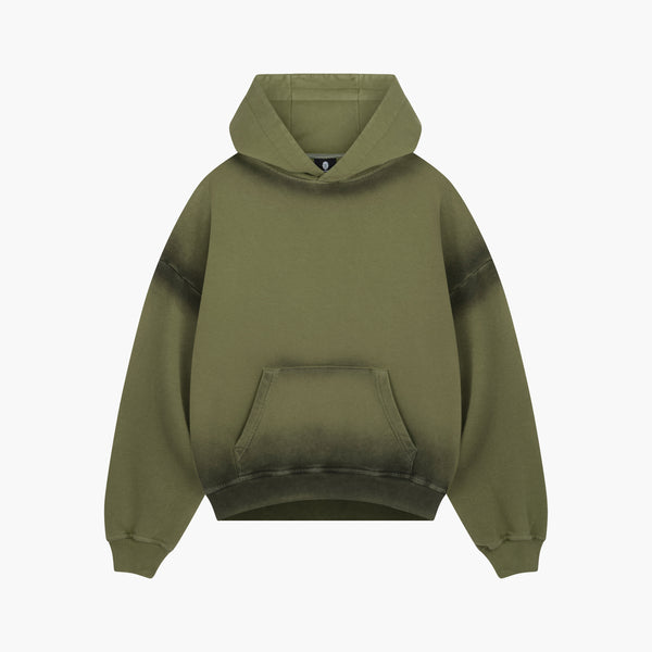 Washed Series Olive Green Hoodie