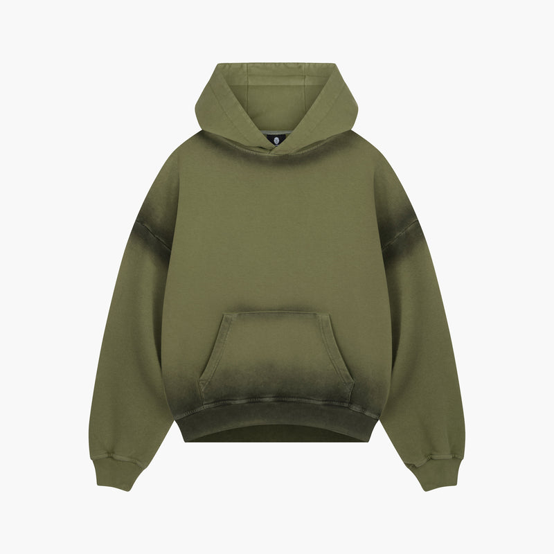 Washed Series Olive Green Hoodie