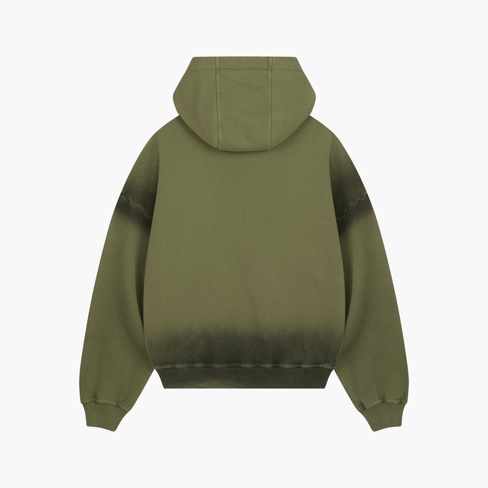 Washed Series Olive Green Hoodie