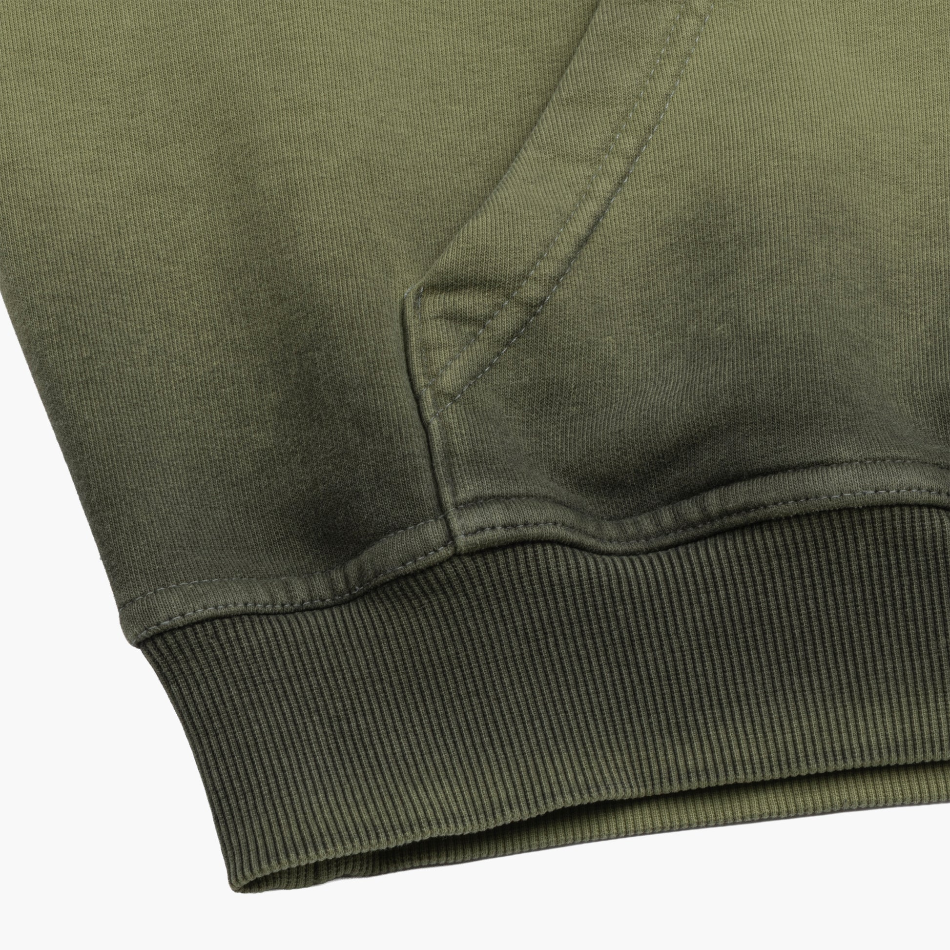 Washed Series Olive Green Hoodie
