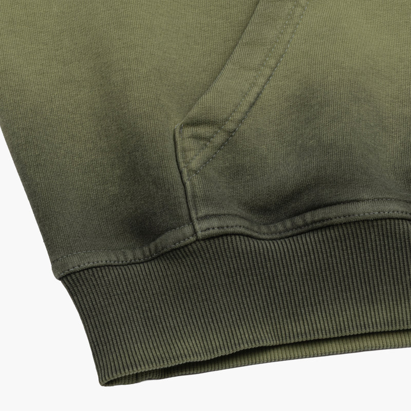 Washed Series Olive Green Hoodie