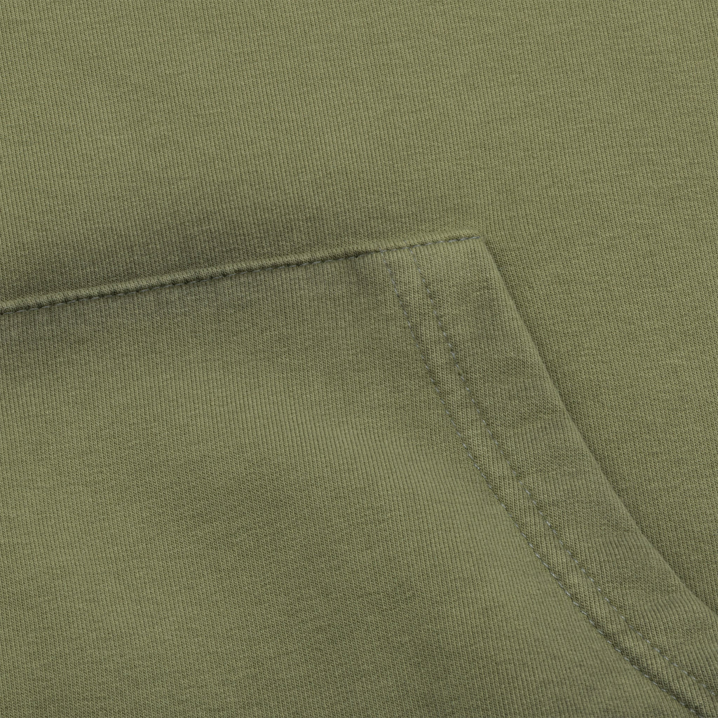 Washed Series Olive Green Hoodie