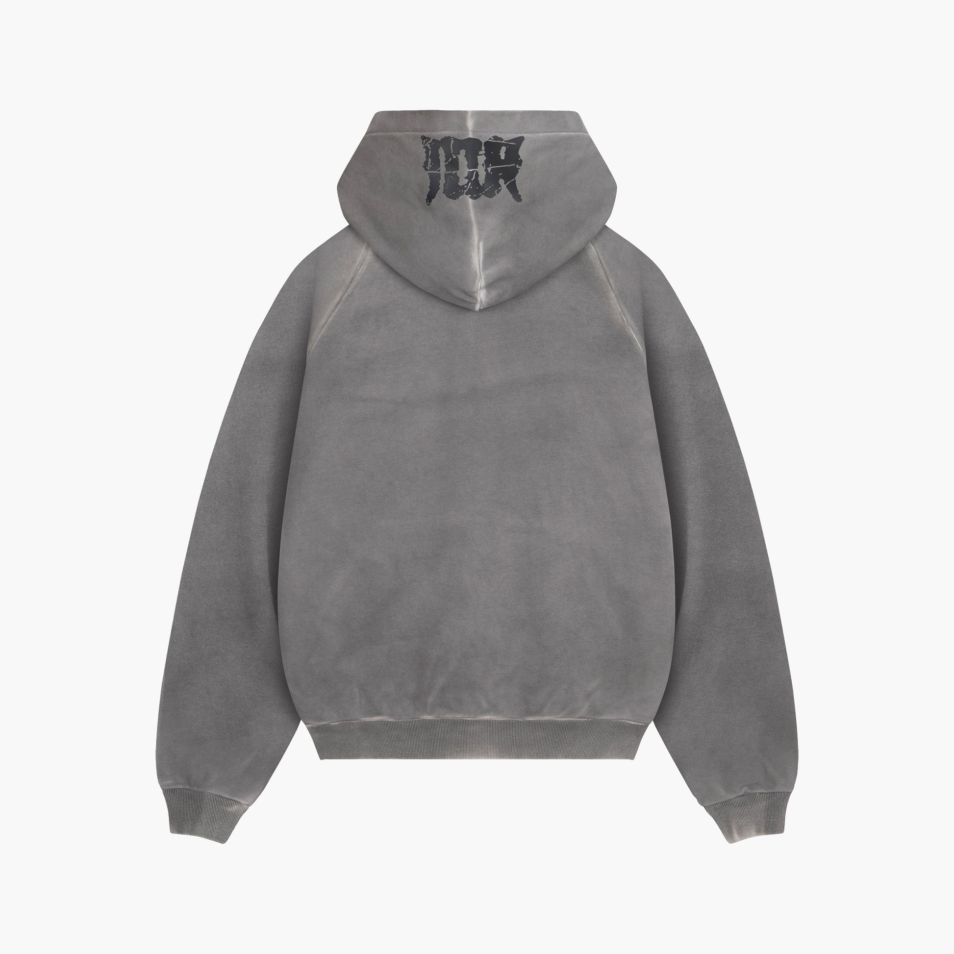 Ash Washed Boxy Street Law Hoodie
