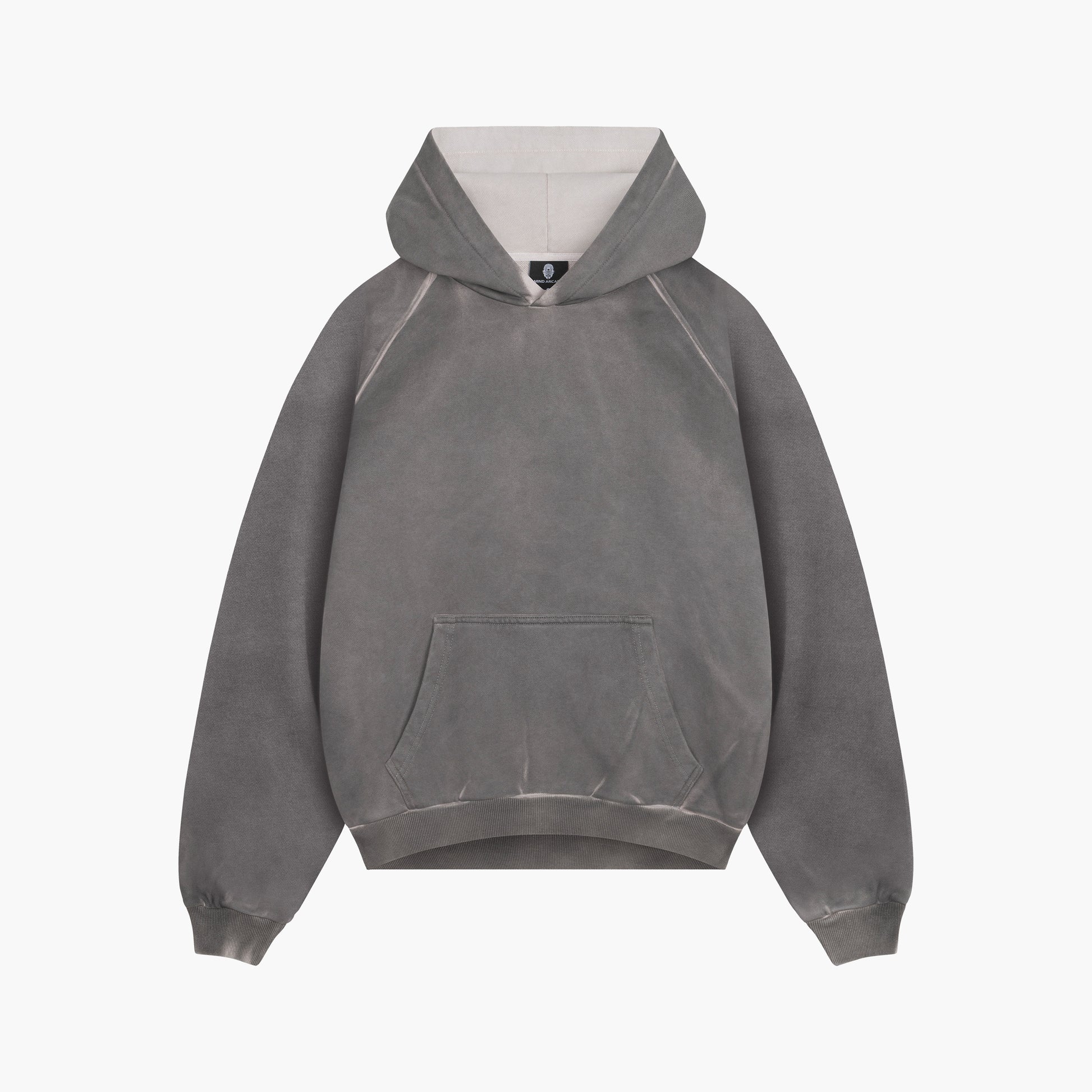 Ash Washed Boxy Basic Hoodie