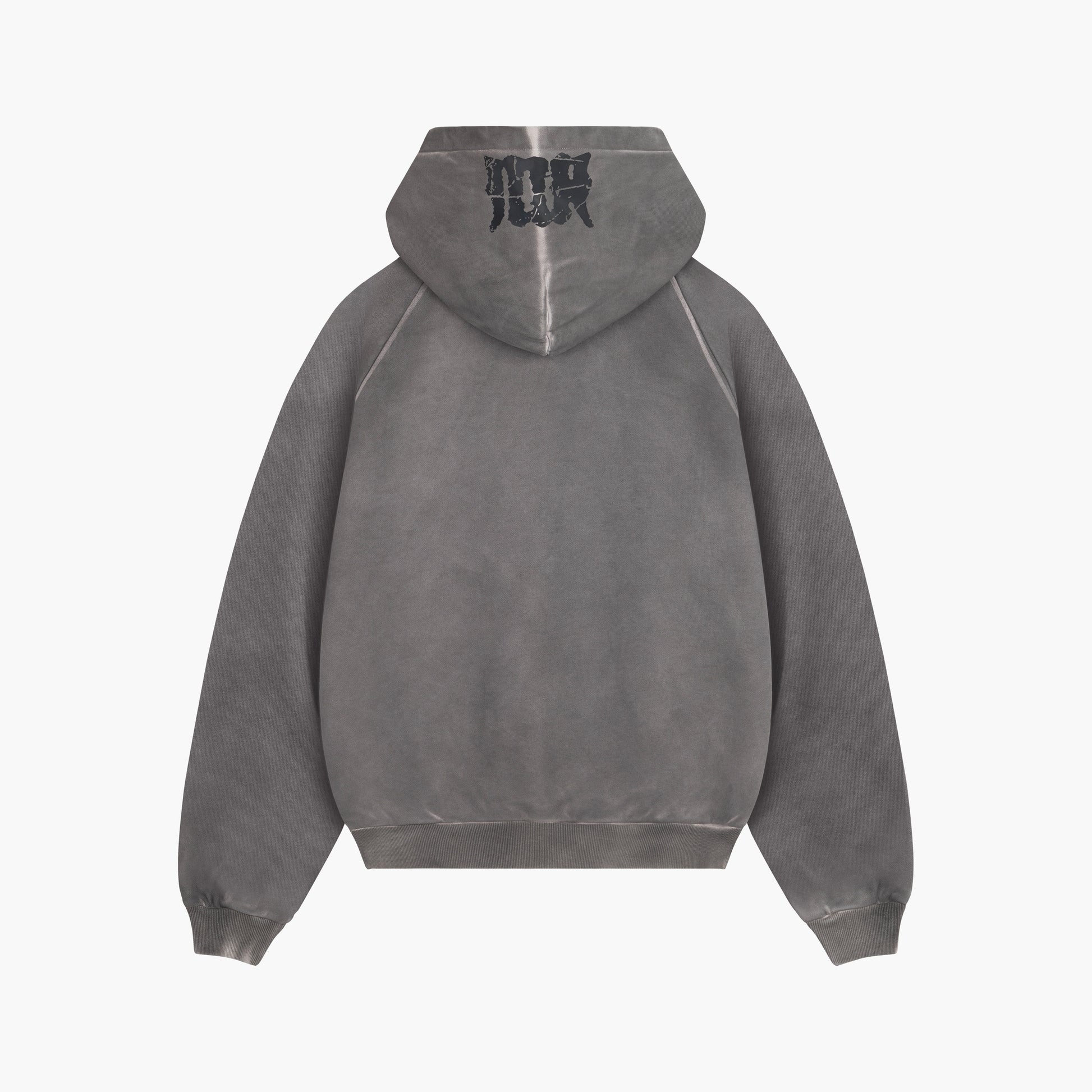 Ash Washed Boxy Basic Hoodie