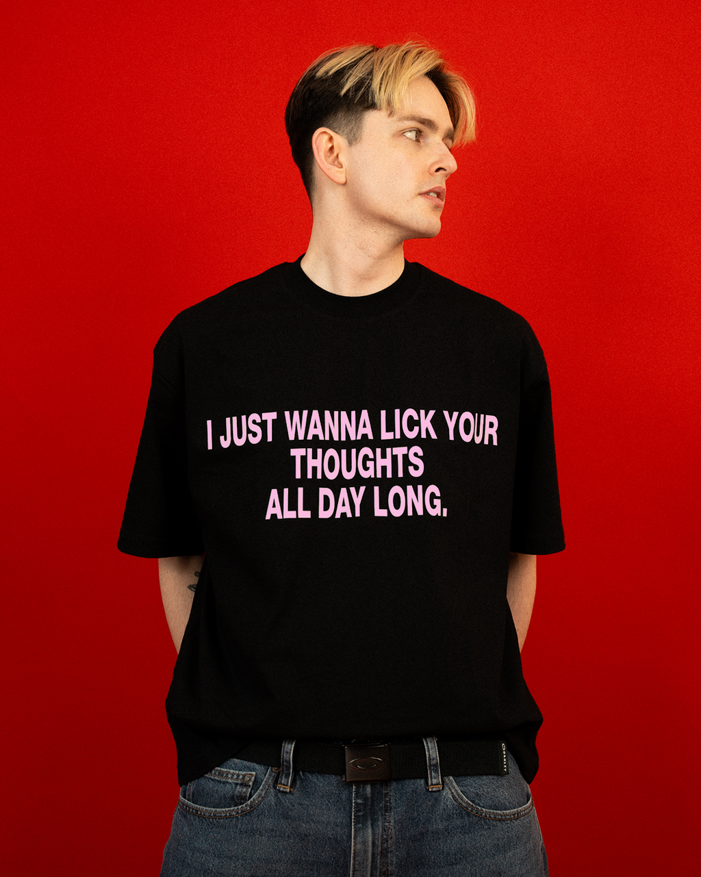 [IN STOCK] Black "Lick Your Thoughts" T-shirt