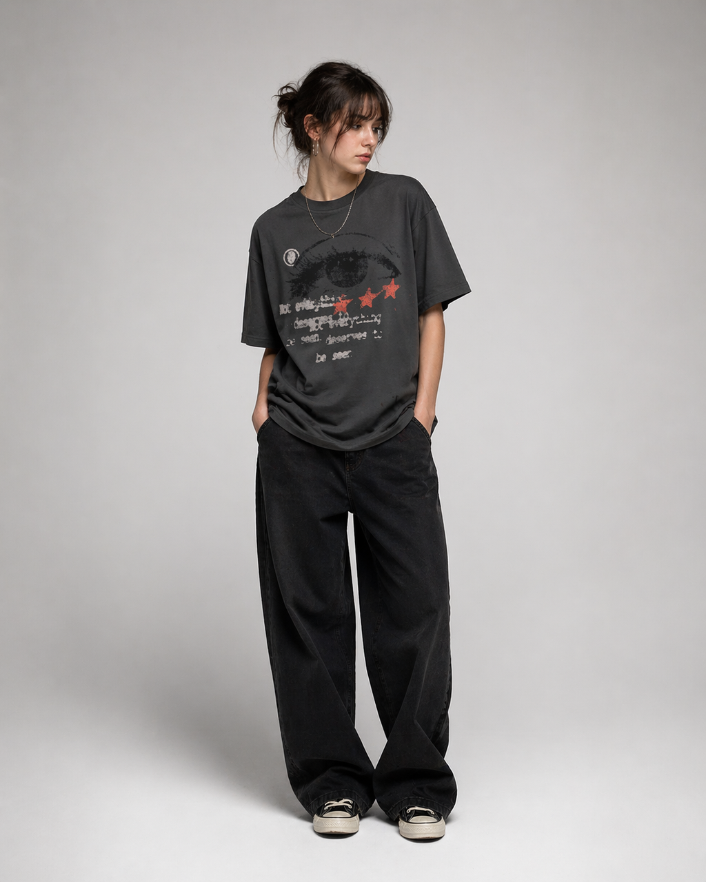 Graphite Echoing Visions T-shirt