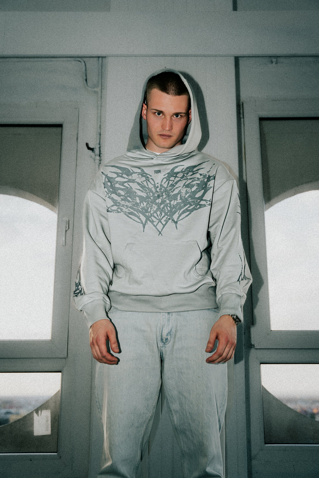 Frosted Mint Heartwire Hoodie