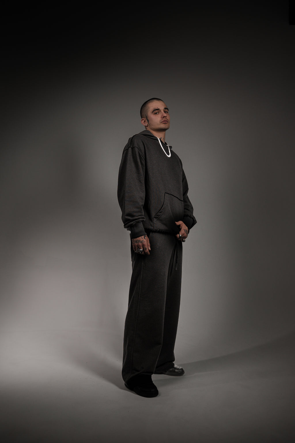 Black Basic Hoodie