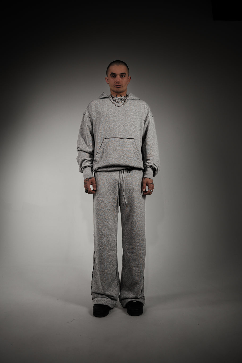 Grey Basic Hoodie
