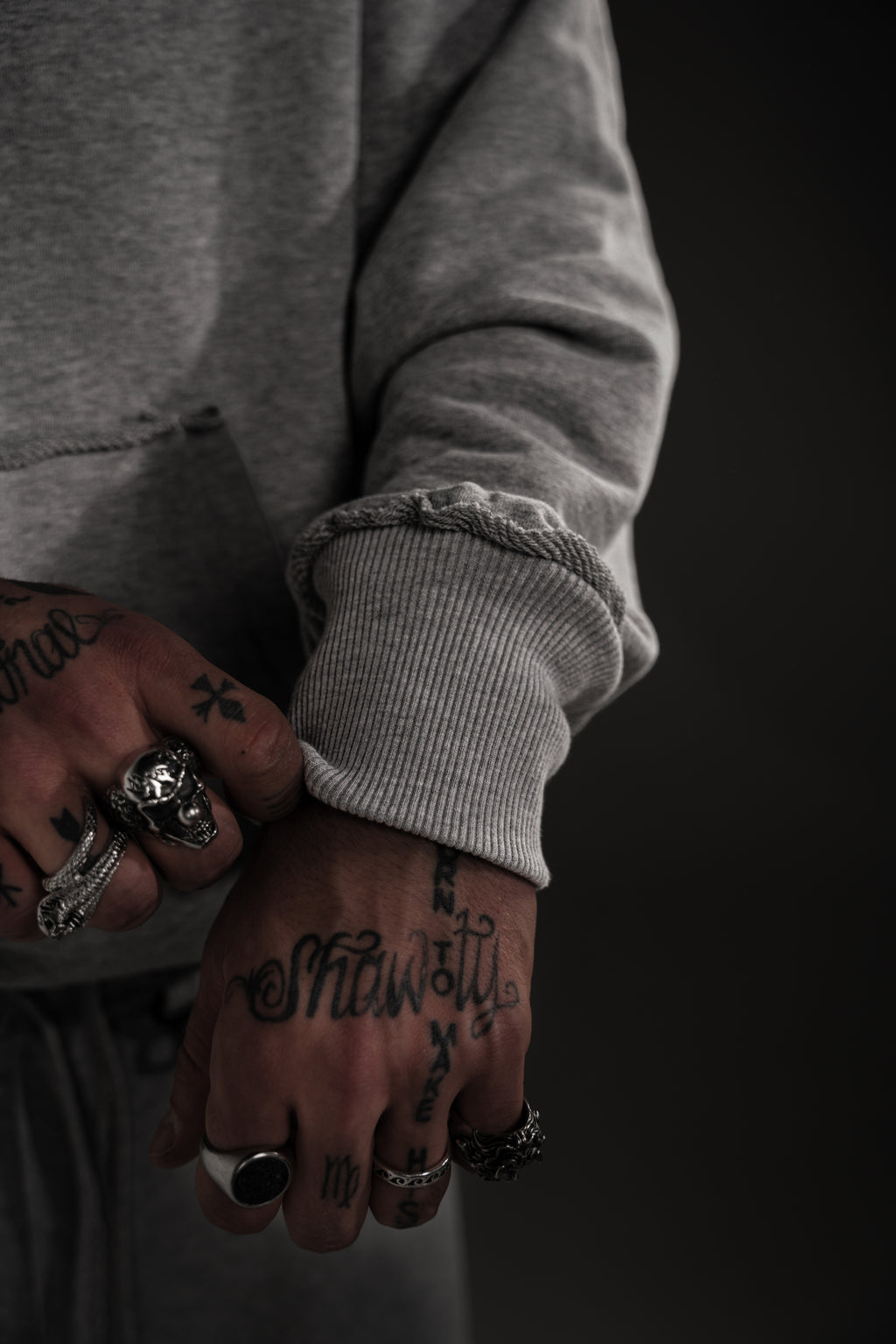 Grey Basic Hoodie