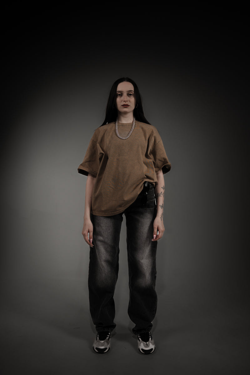 Washed Series Brown T-shirt