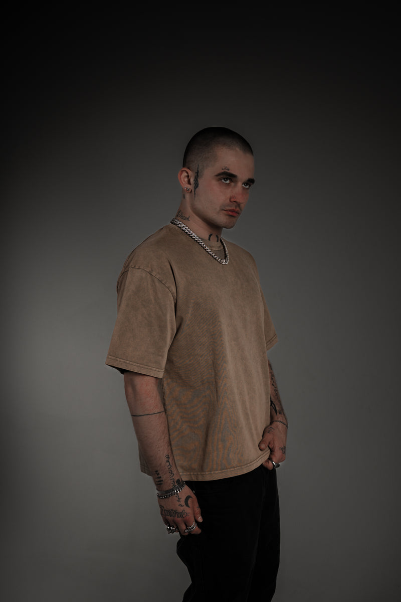Washed Series Brown T-shirt