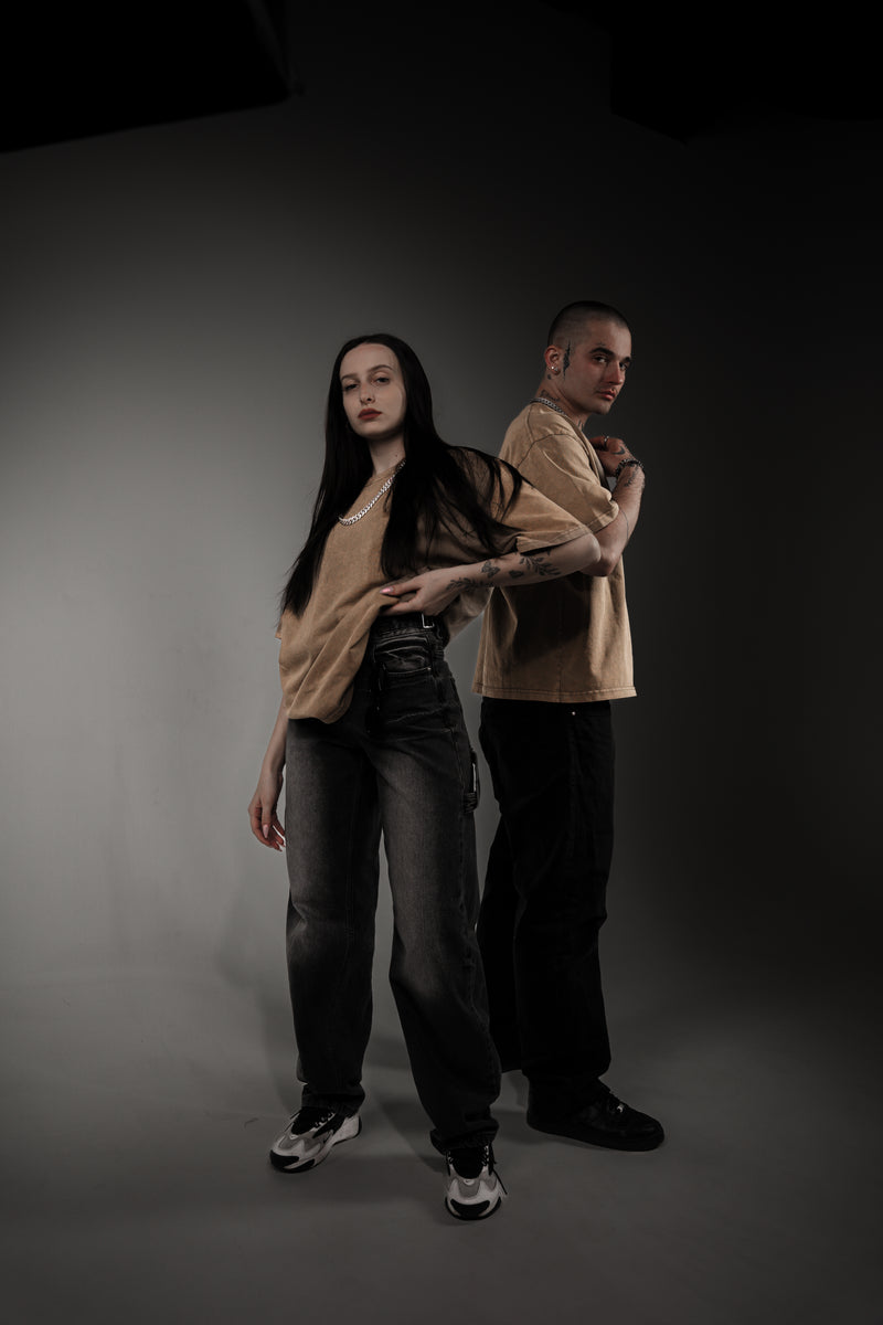 Washed Series Brown T-shirt