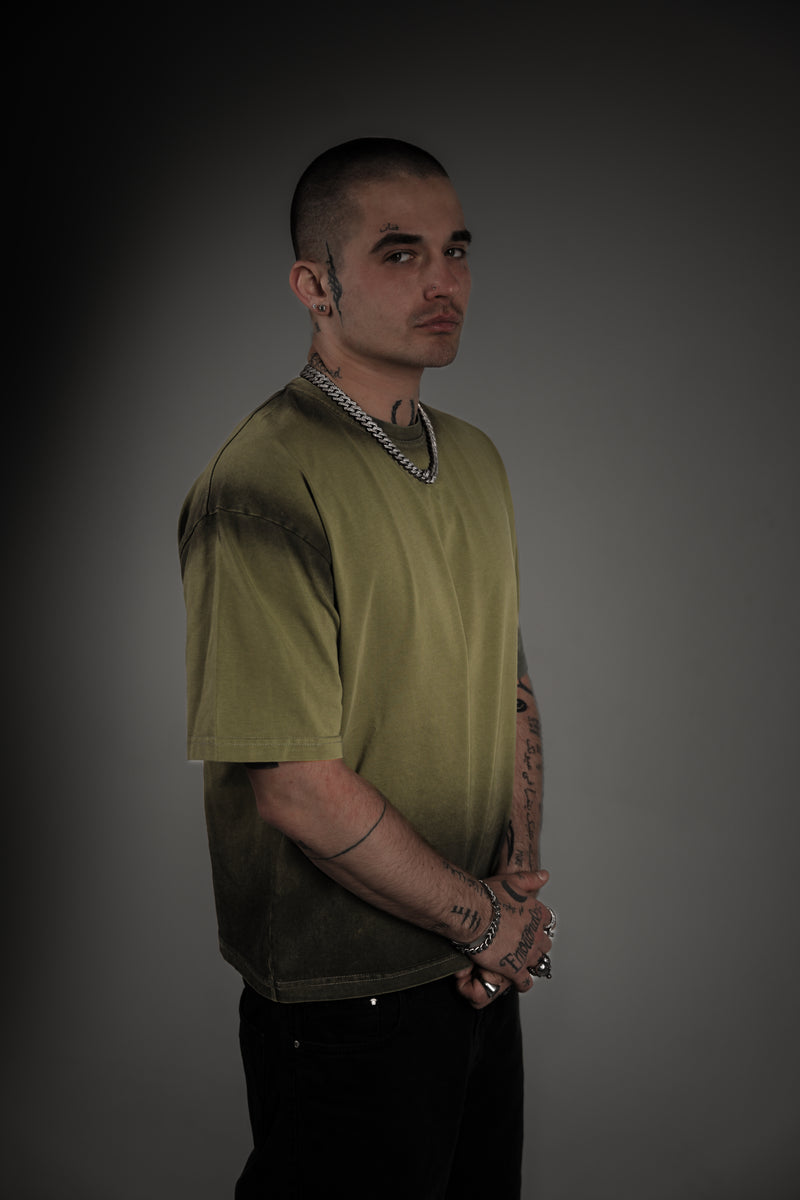 Washed Series Olive Green T-shirt