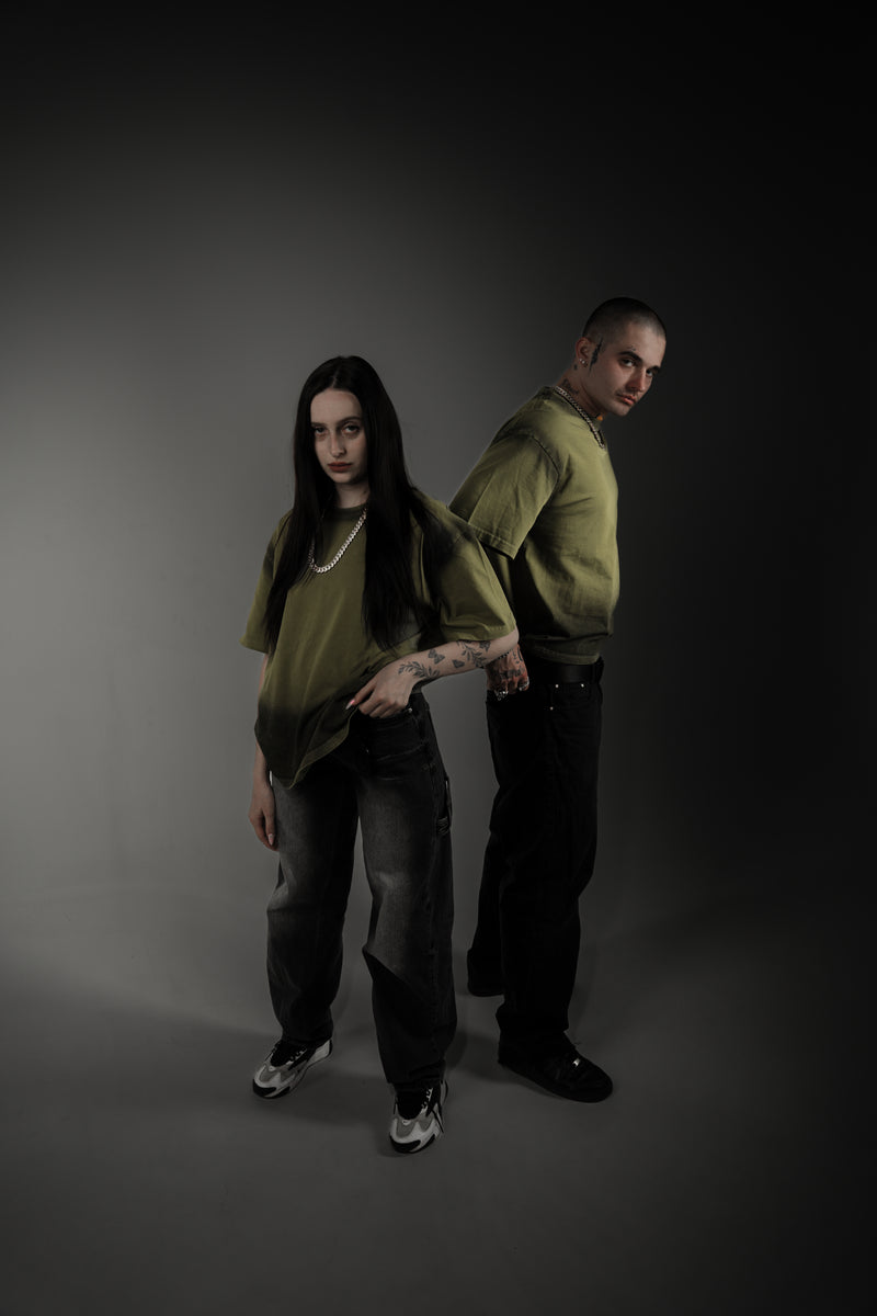 Washed Series Olive Green T-shirt