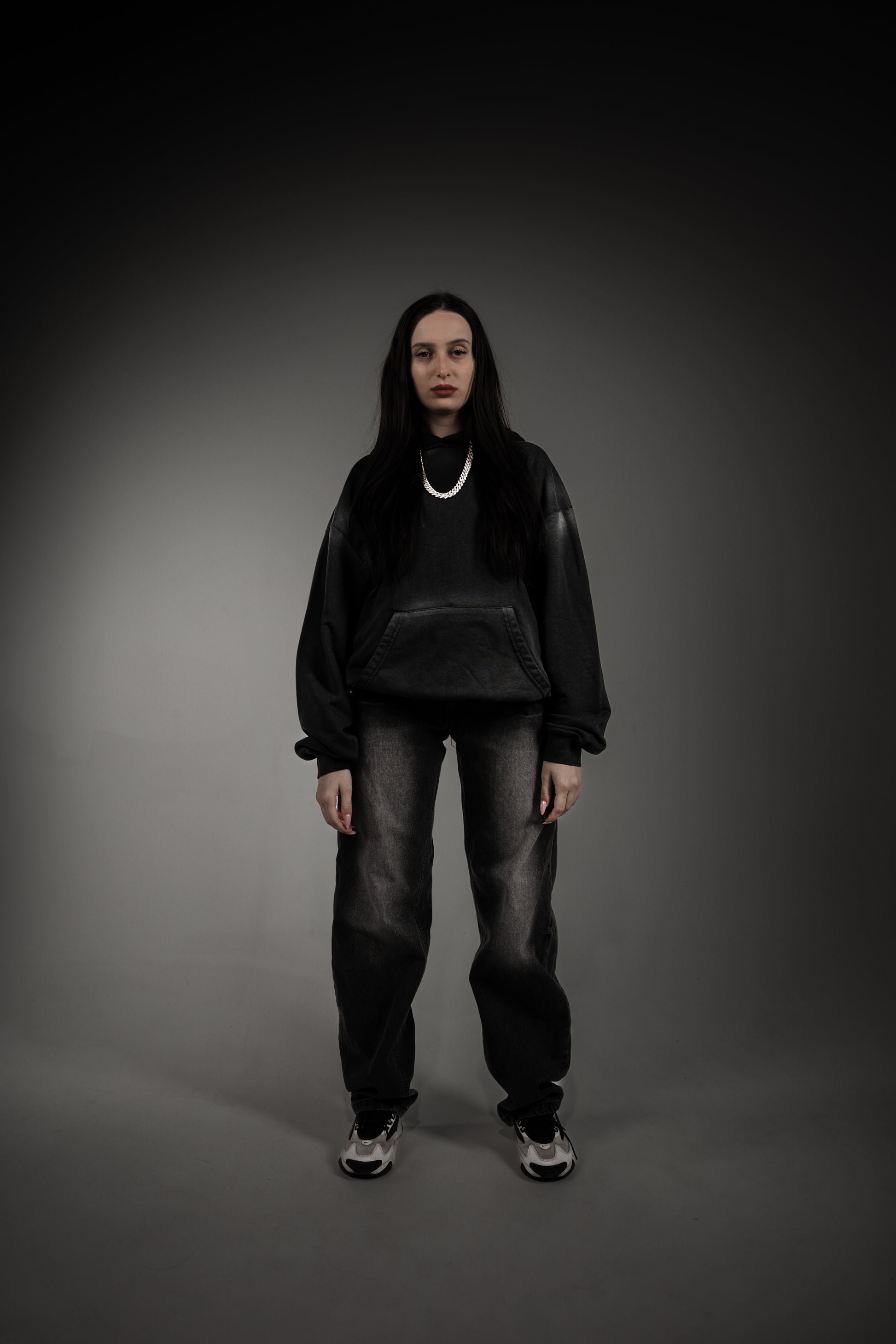 Washed Series Black Hoodie
