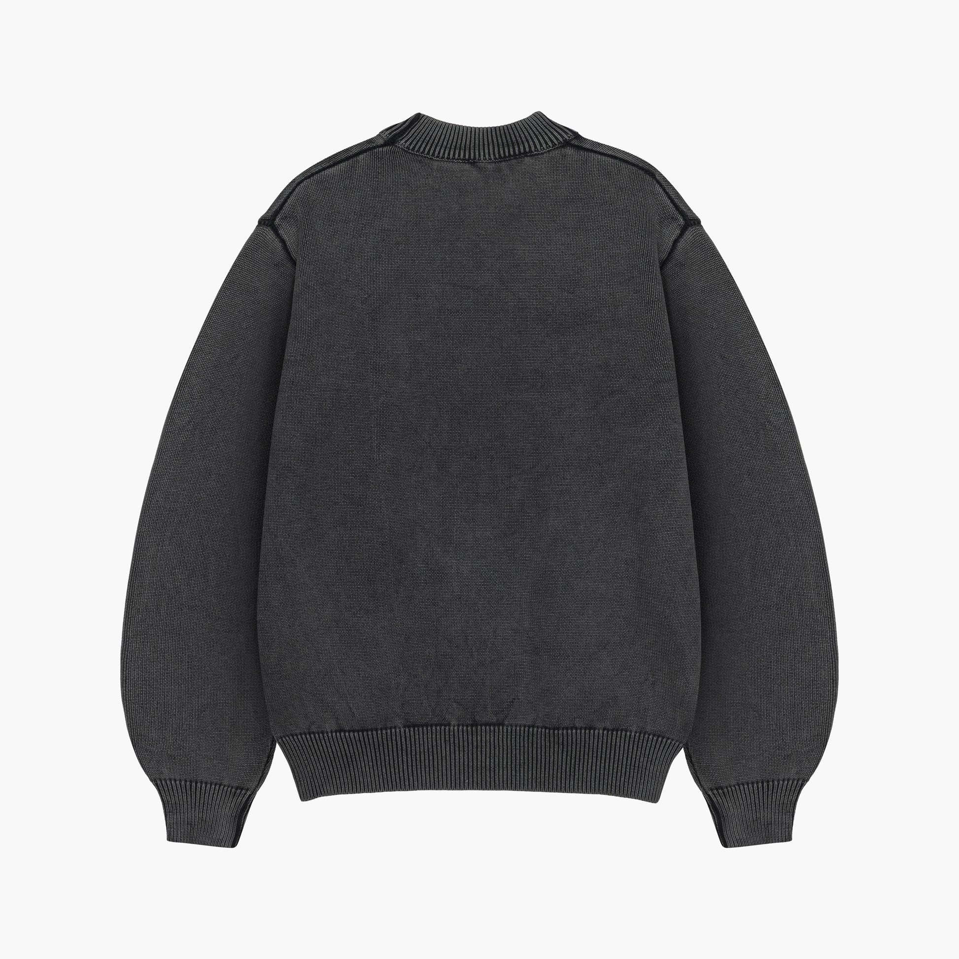 Graphite Washed Logo Sweater