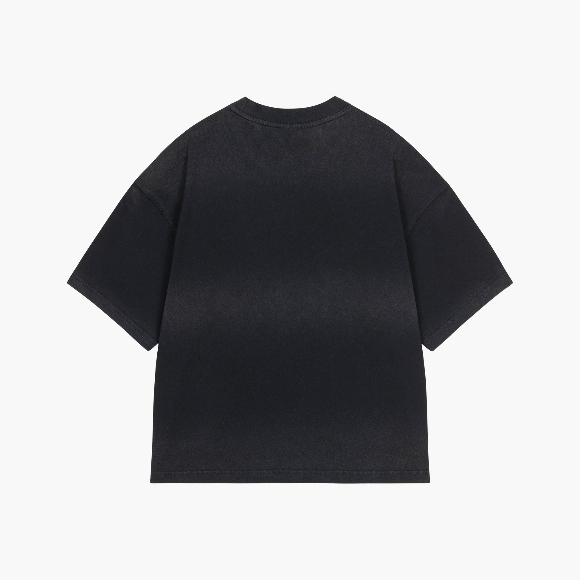 Black Washed Denim Tribal T-shirt