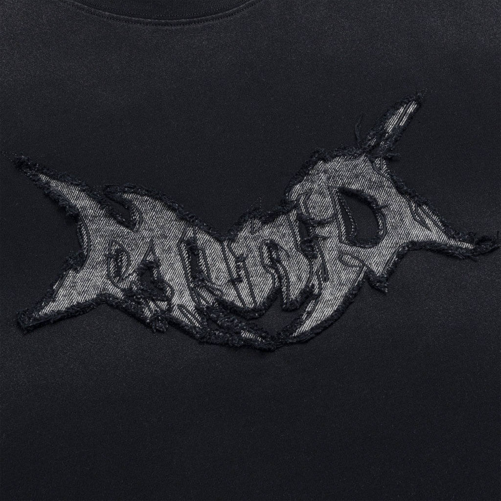 Black Washed Denim Tribal T-shirt