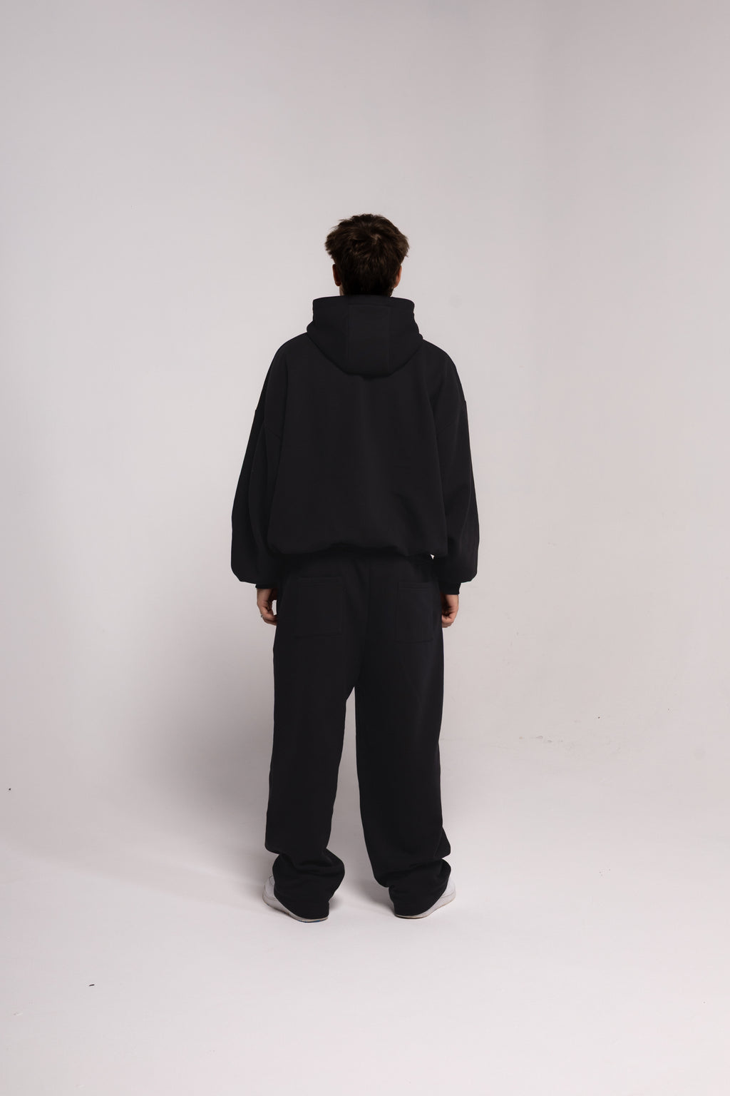 Noir Basic Baggy Hoodie