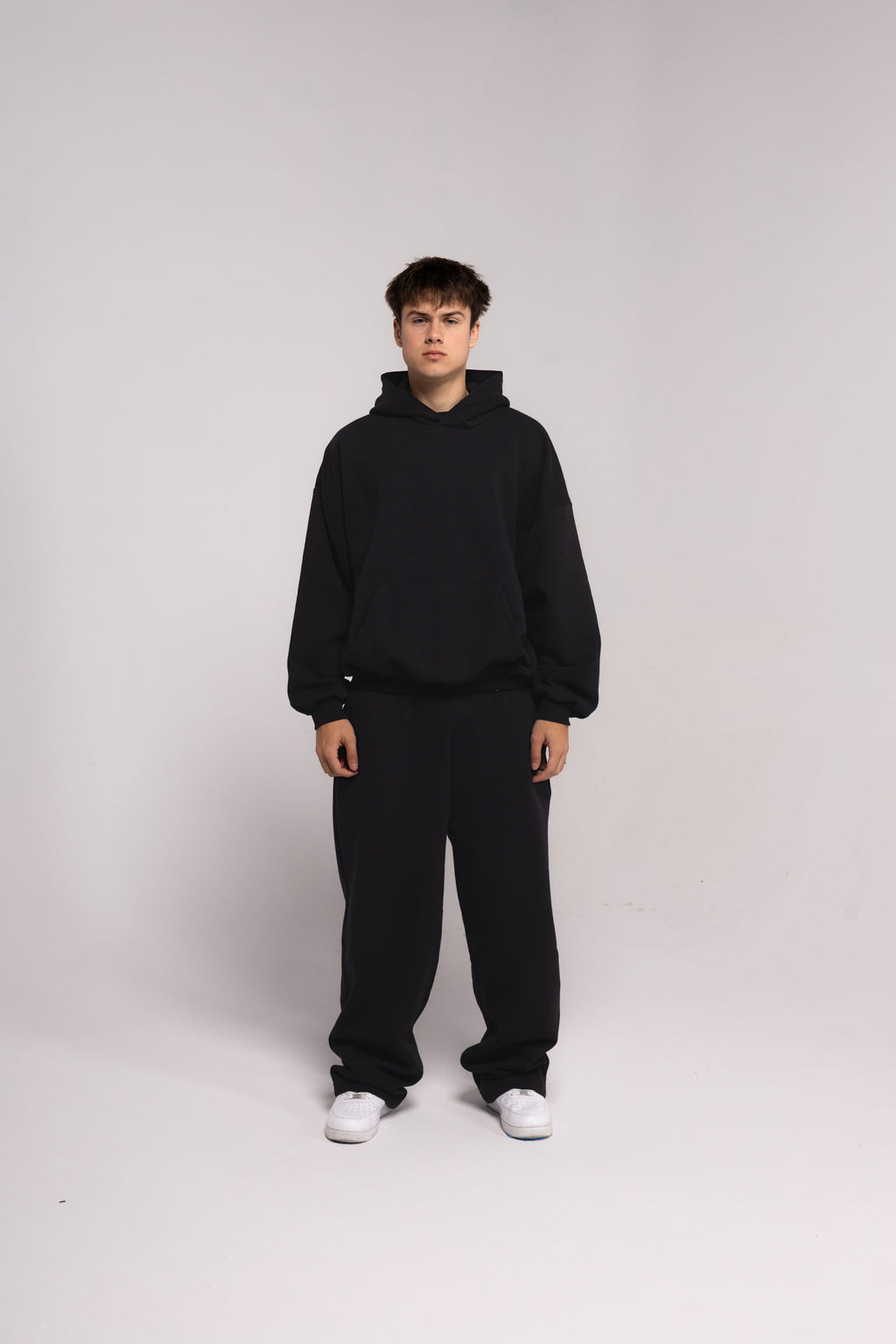 Noir Basic Baggy Hoodie