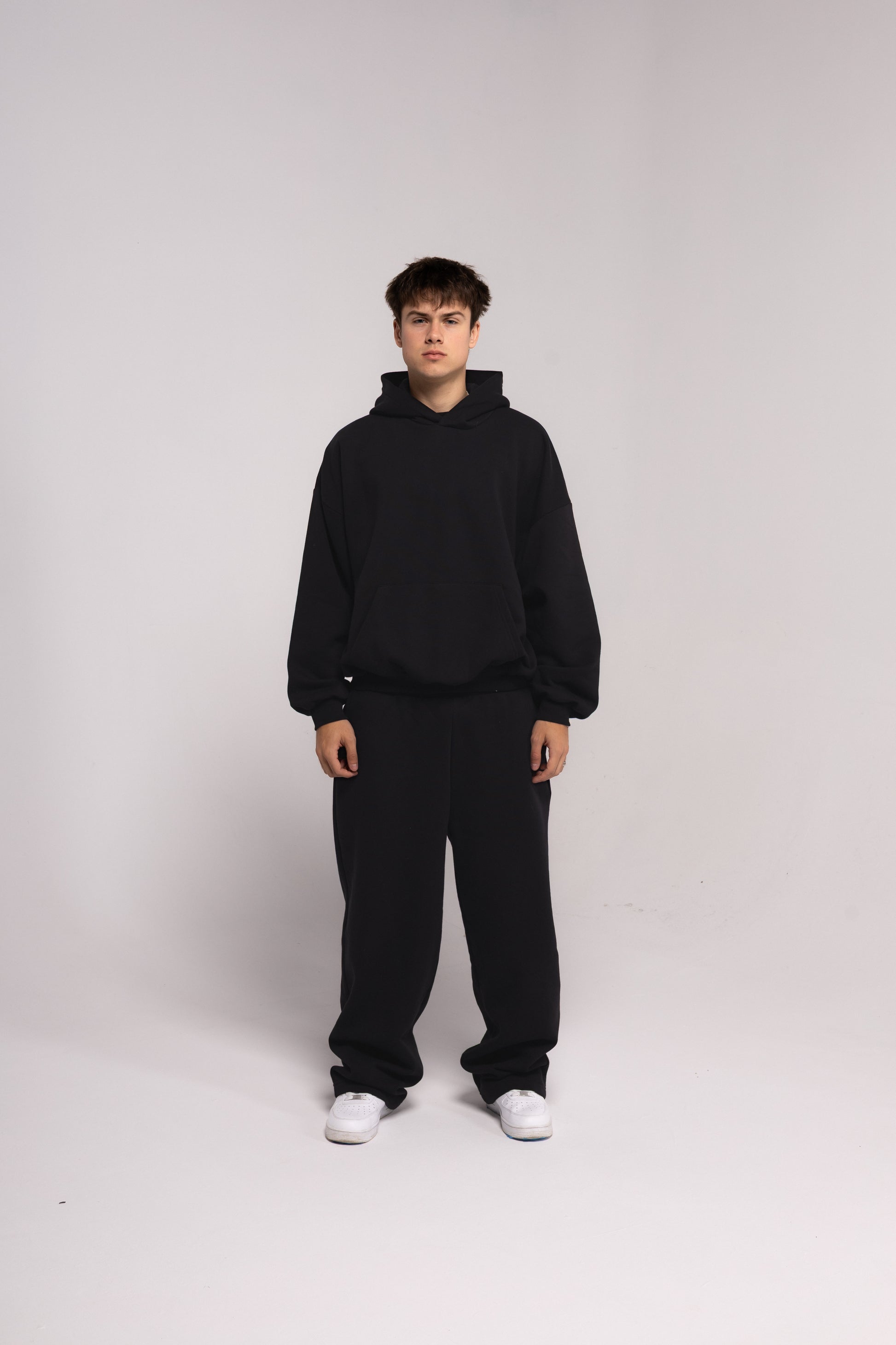 Noir Basic Baggy Hoodie