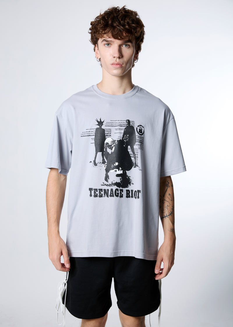 [IN STOCK] Steel Gray Teenage Riot T-shirt