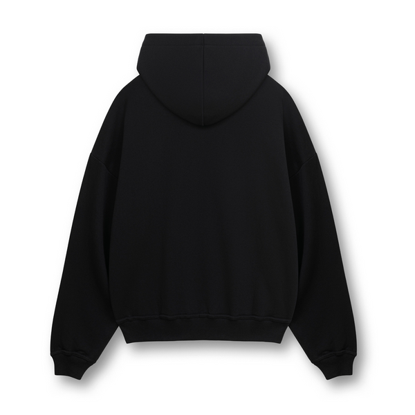 [IN STOCK] Black Charming Face Zip Hoodie