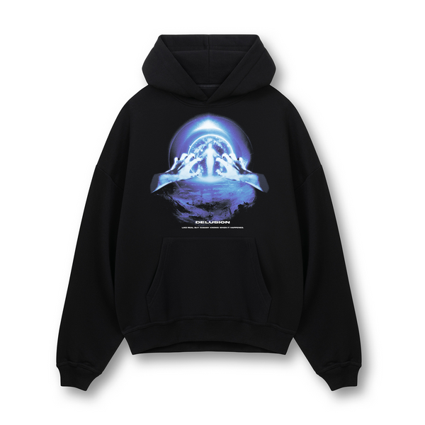 [IN STOCK] Black Delusion Hoodie