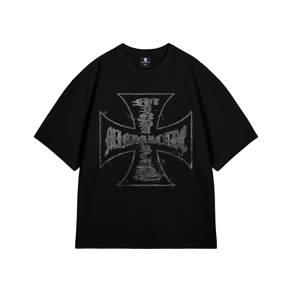 Black Gothic Cross T-shirt
