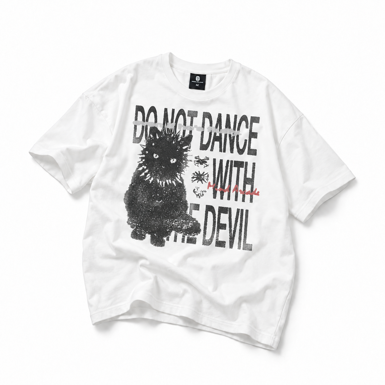 [In-Stock] White Don't Dance With The Devil T-shirt