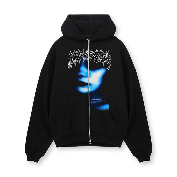 [IN STOCK] Black Ghosts Zip Hoodie