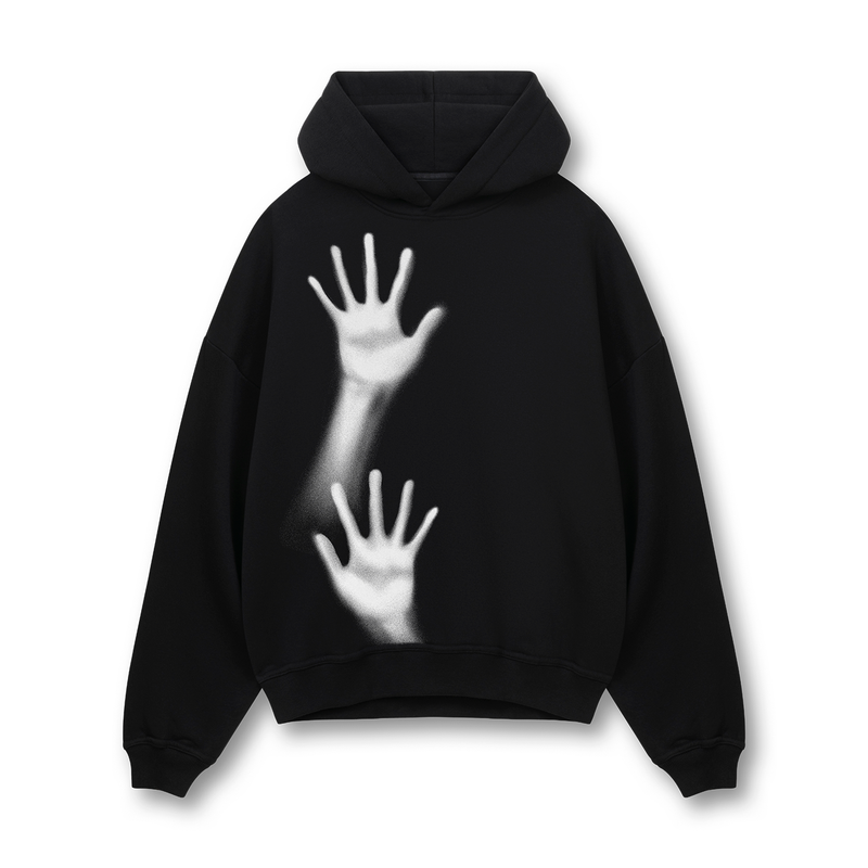 [IN STOCK] Black Hands Hoodie