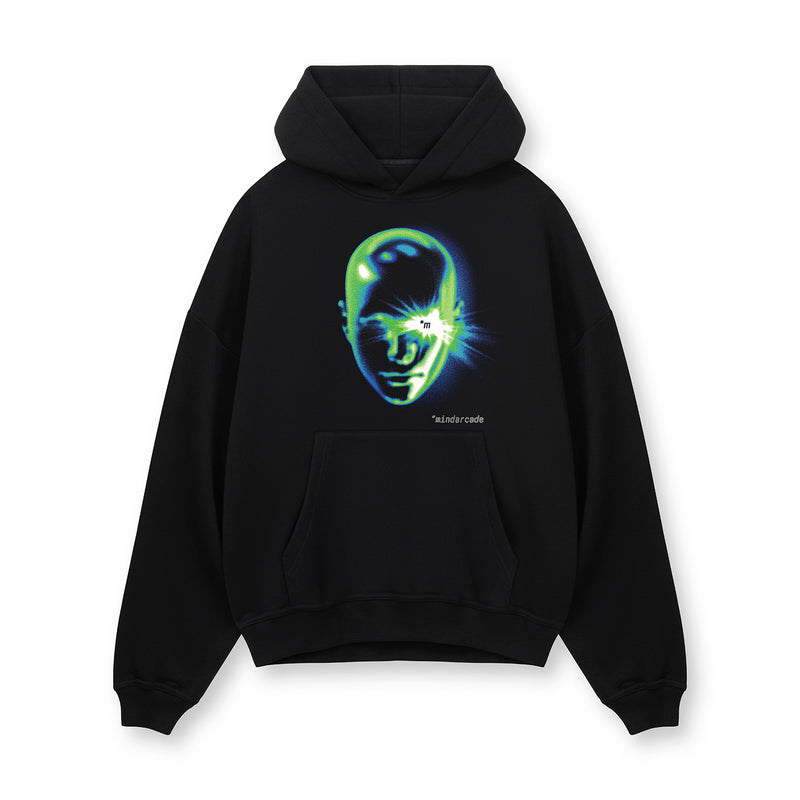 [IN STOCK] Black Galactic Head Hoodie