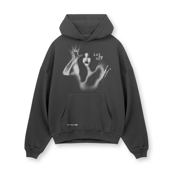 [IN STOCK] Graphite Let Me Out Hoodie