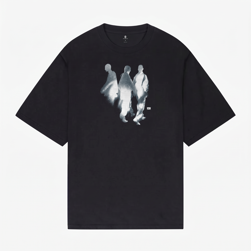 Lost Alt T-shirt — Black — przód — flat kolekcji v1
