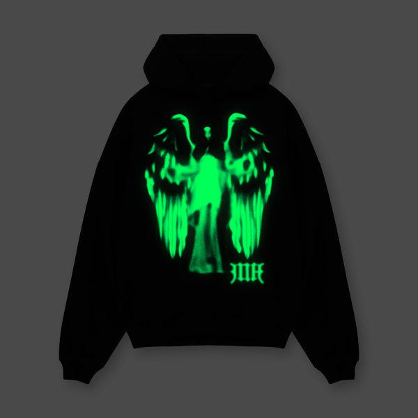 [IN STOCK] Black Lost Angel Hoodie