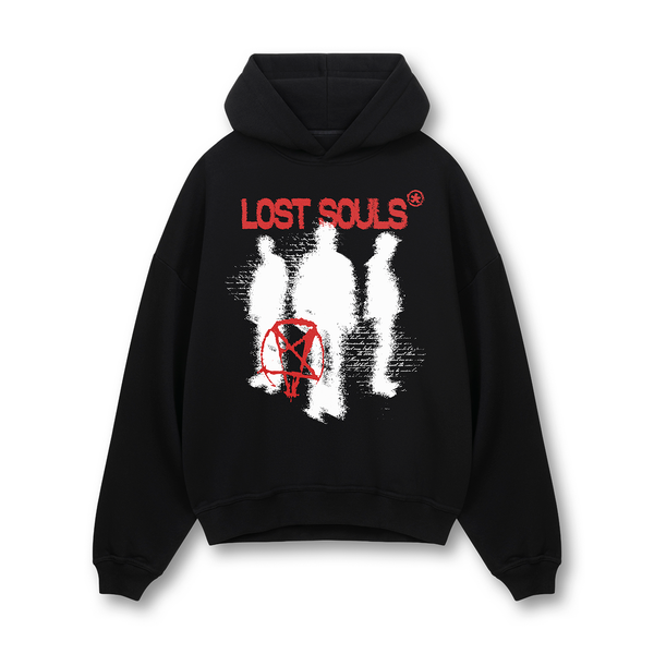 [IN STOCK] Black Lost Souls Glow Hoodie