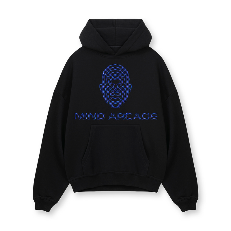 [IN STOCK] Black Signature Sapphire Hoodie