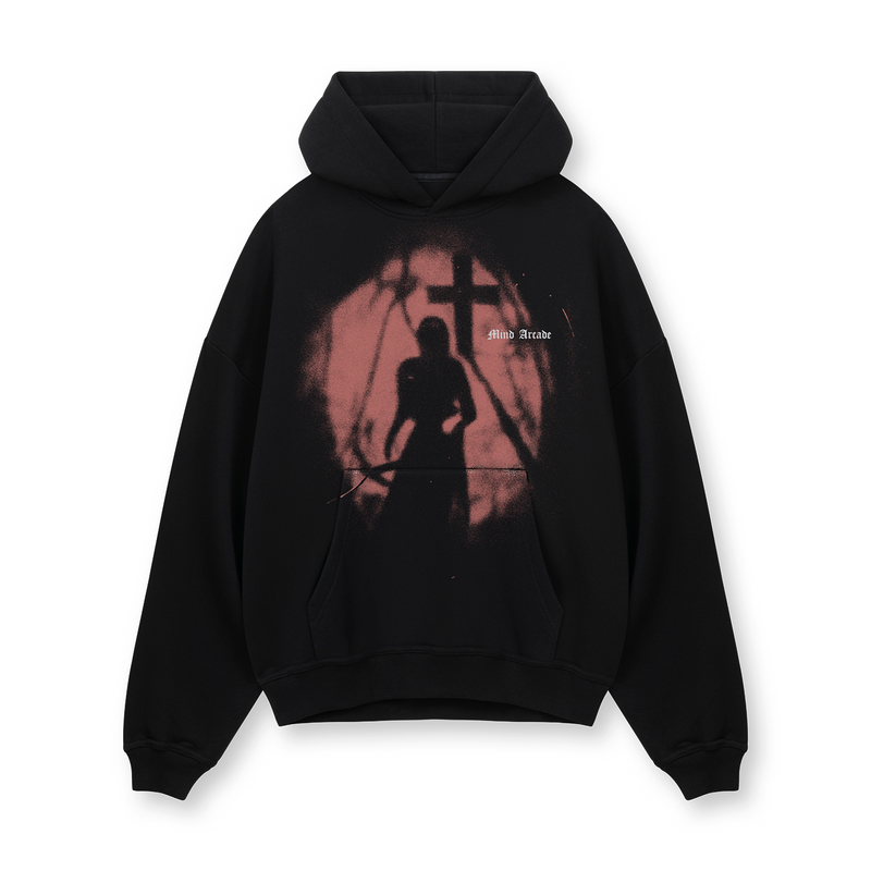 [IN STOCK] Black Follower Glow Hoodie