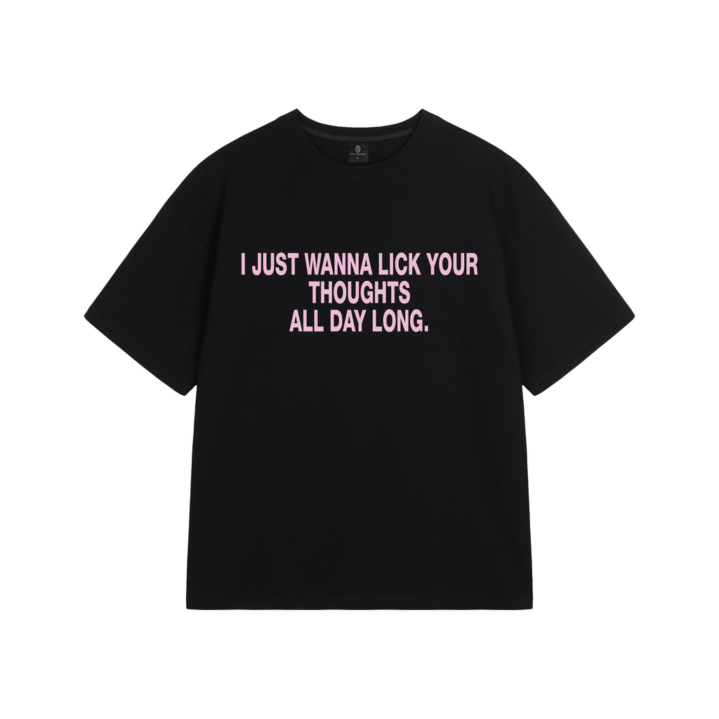 [IN STOCK] Black "Lick Your Thoughts" T-shirt