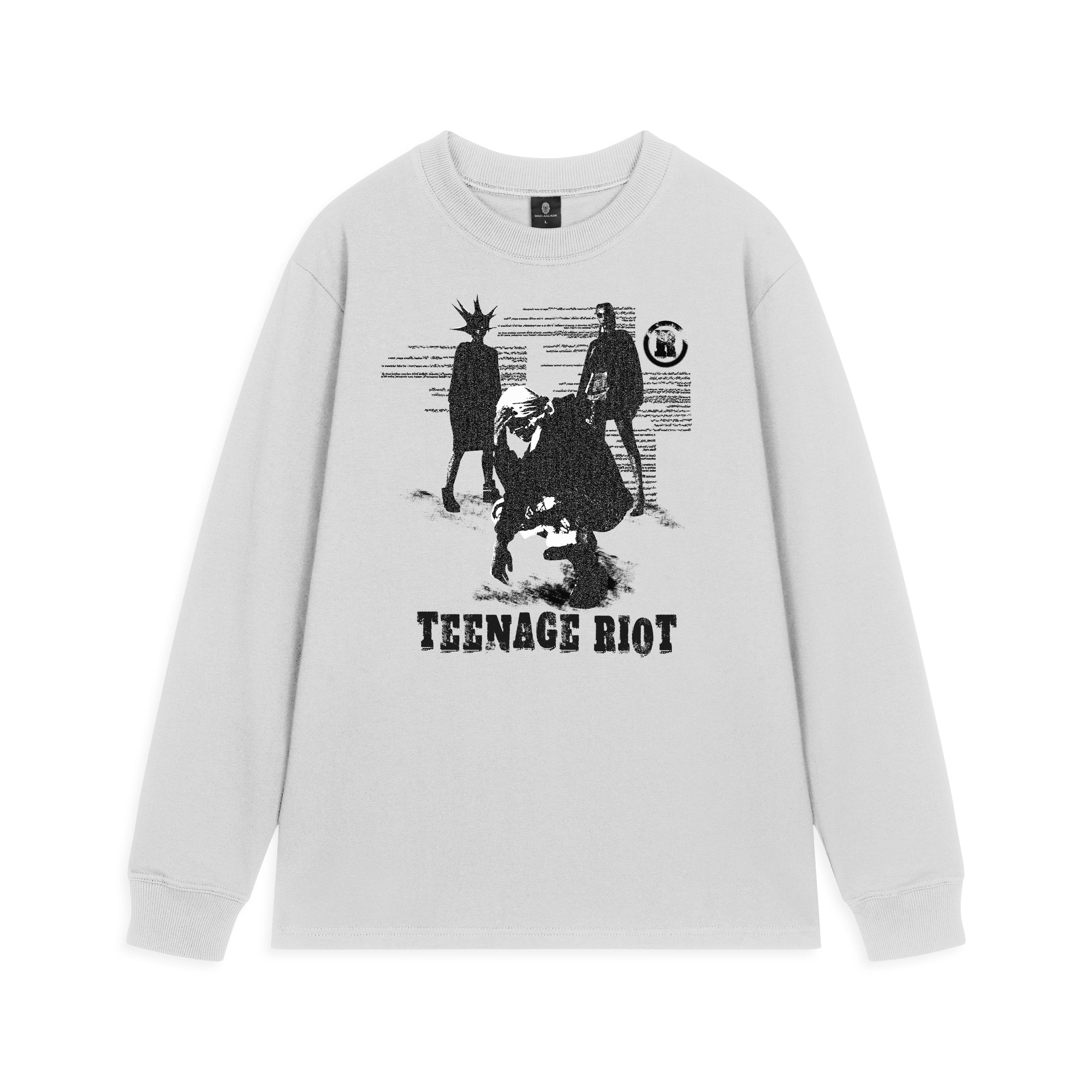 Steel Gray Teenage Riot Longsleeve