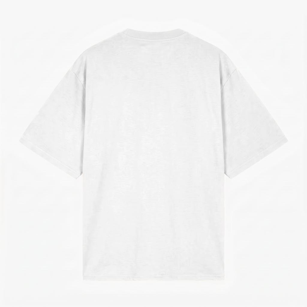 Tribal Stamp T-shirt — White — tył — flat kolekcji v1