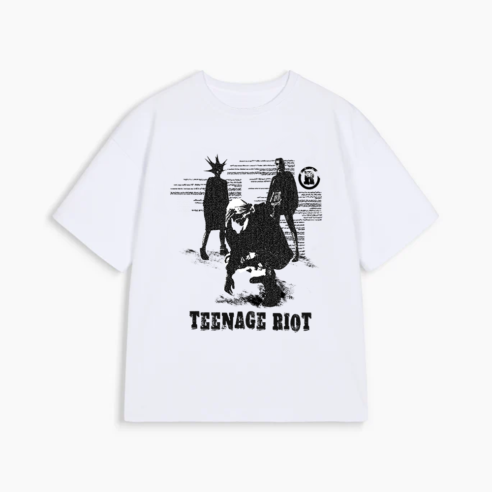 [IN STOCK] White Teenage Riot T-shirt