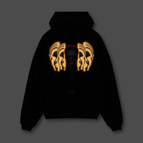 [IN STOCK] Black Skull Hoodie