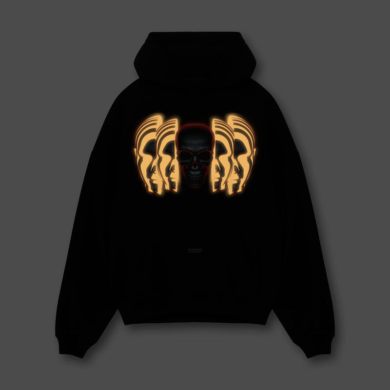 [IN STOCK] Black Skull Hoodie